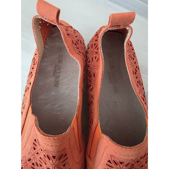 ILSE JACOBSEN Adult Female Tulip139 Flats, Color: Mango Sorbet, Size: 39 (US 9-9 - Picture 7 of 9
